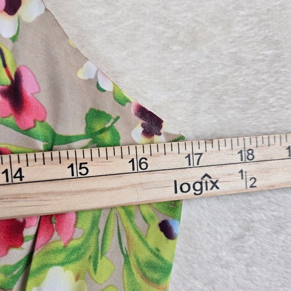 Old Navy Womens Floral Print Tiered Maxi Dress Spaghetti Straps Large Bohemian - Picture 5 of 7